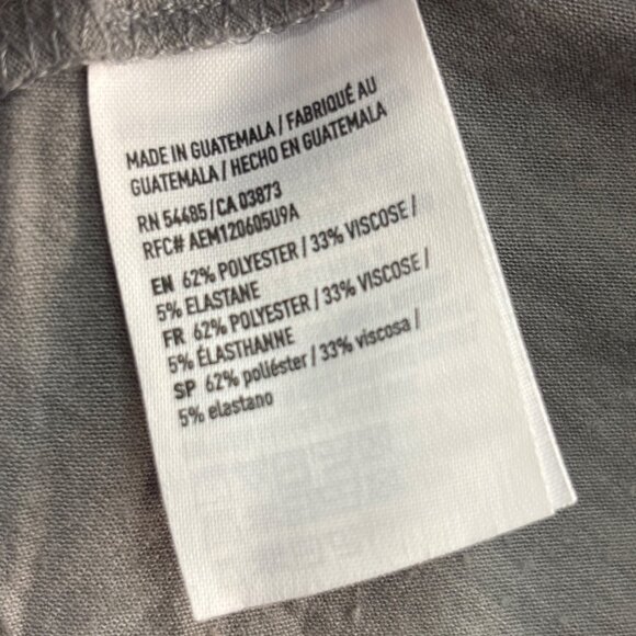 American Eagle Soft & Sexy Gray Graphic Tee You And Me Text Scoop Neck Size S - Picture 4 of 6